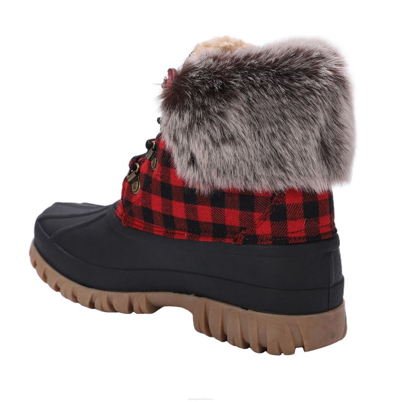 Plow & Hearth saisonniers et cadeaux lamo bottes brielle femme - marron ciré - taille 5 0BNZ3040