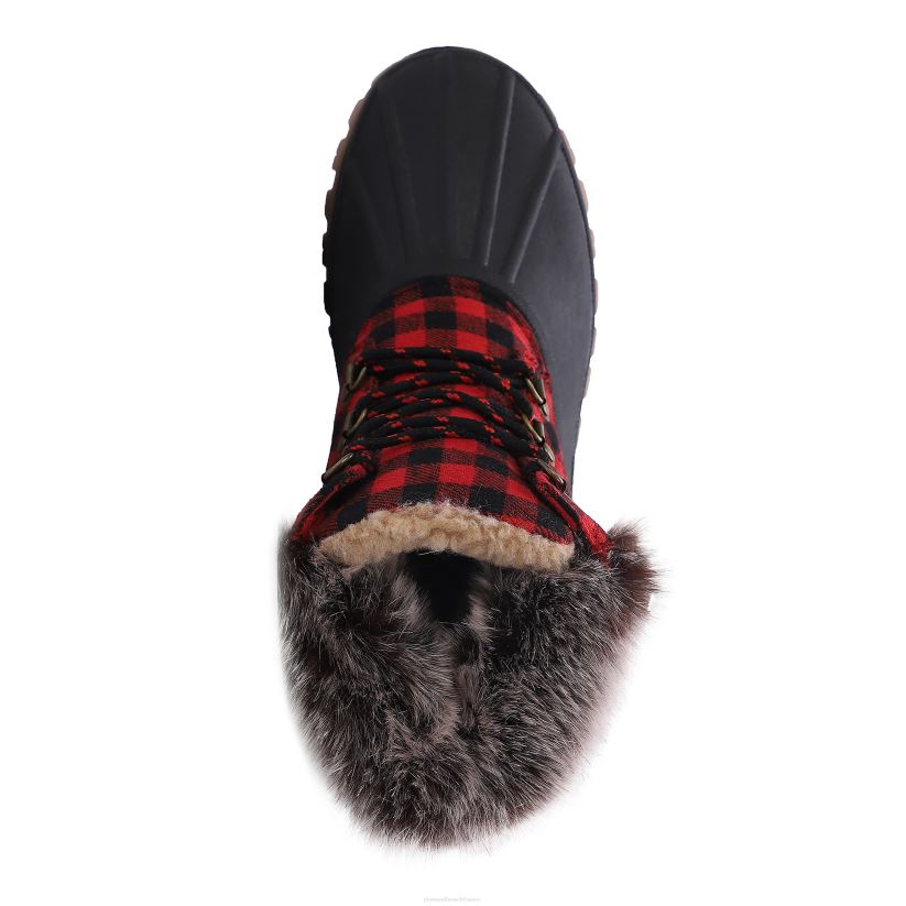 Plow & Hearth saisonniers et cadeaux lamo bottes brielle femme - marron ciré - taille 5 0BNZ3040