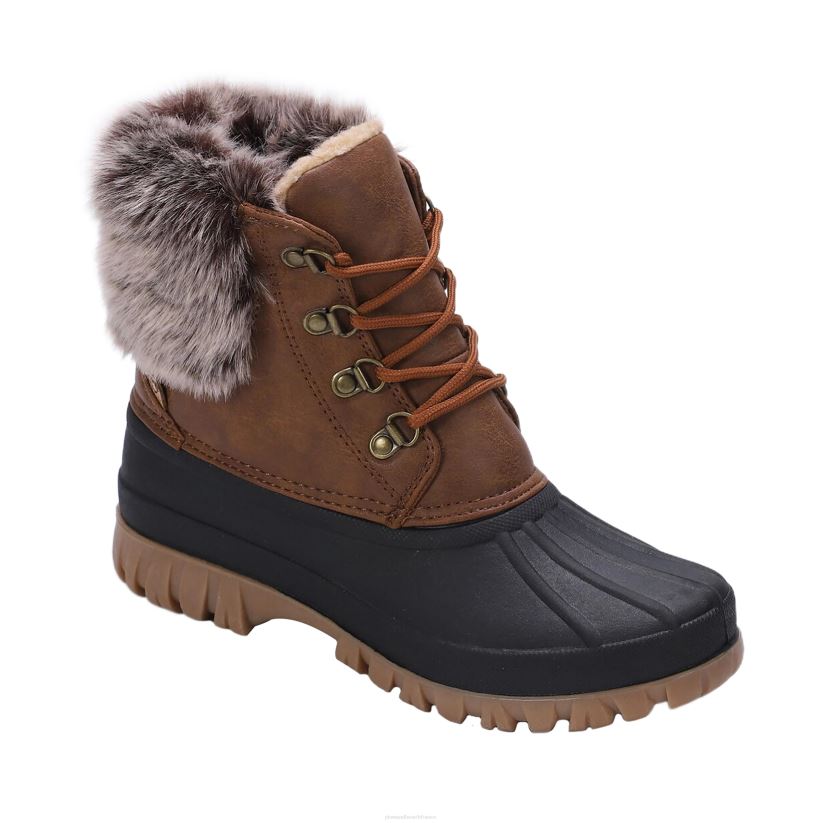 Plow & Hearth saisonniers et cadeaux lamo bottes brielle femme - marron ciré - taille 5 0BNZ3040