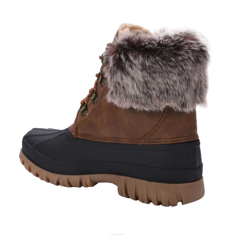 Plow & Hearth saisonniers et cadeaux lamo bottes brielle femme - marron ciré - taille 5 0BNZ3040