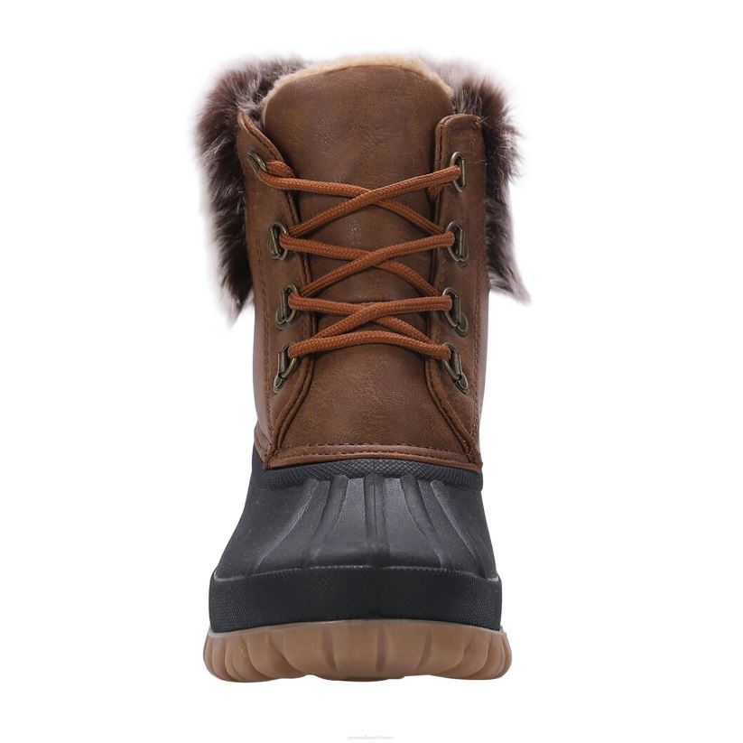 Plow & Hearth saisonniers et cadeaux lamo bottes brielle femme - marron ciré - taille 5 0BNZ3040
