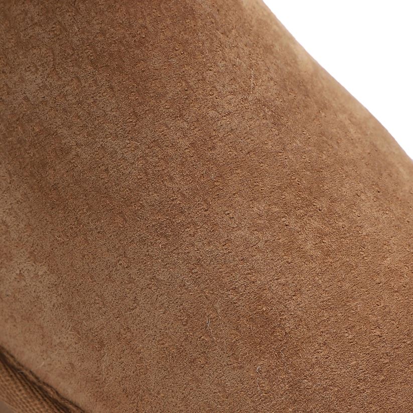 Plow & Hearth saisonniers et cadeaux lamo bottes wrangler en daim pour enfant - châtaigne - taille 1a 0BNZ3062