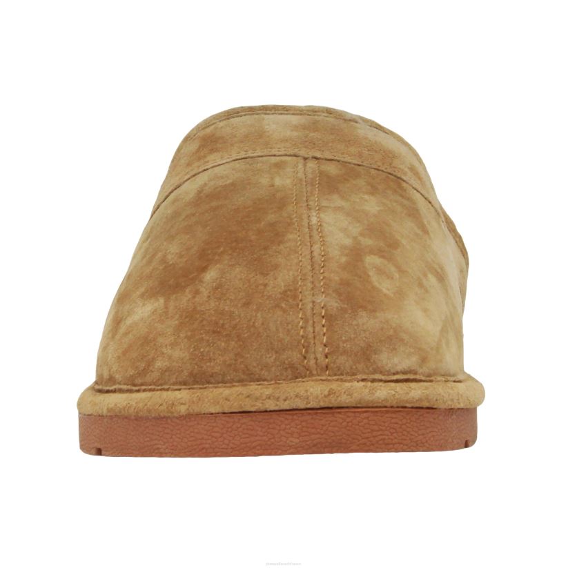 Plow & Hearth saisonniers et cadeaux lamo chausson en daim pour hommes - châtaigne - l 0BNZ3019
