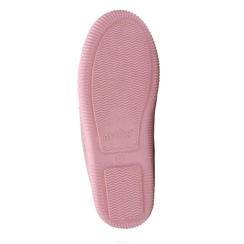 Plow & Hearth saisonniers et cadeaux lamo chaussons mocassins à enfiler en daim pour enfant - châtaigne - taille 1 an 0BNZ3021