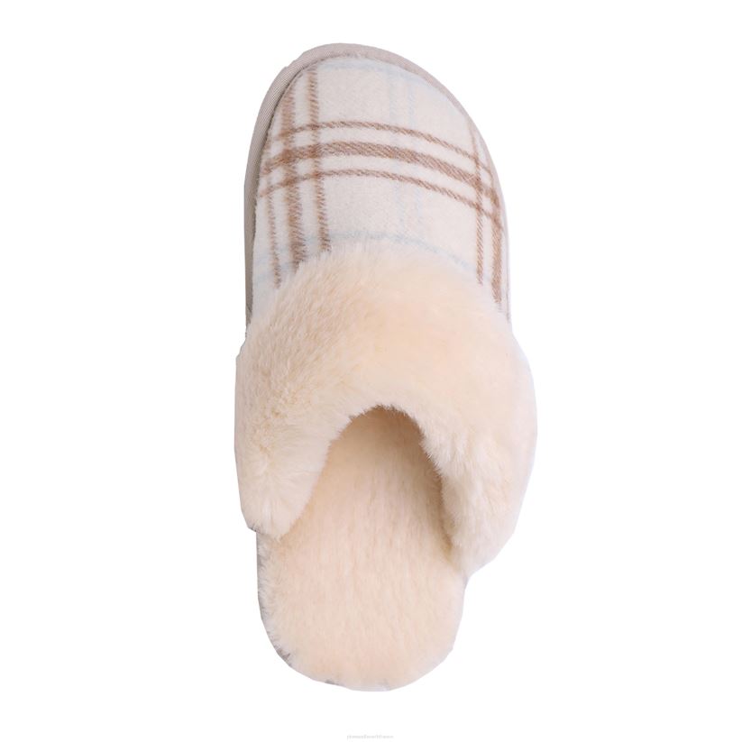 Plow & Hearth saisonniers et cadeaux lamo pantoufles en daim pour femmes - charbon ciré - l 0BNZ3023