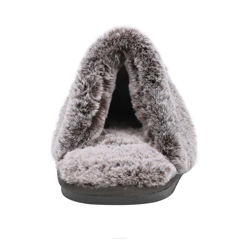 Plow & Hearth saisonniers et cadeaux lamo pantoufles en daim pour femmes - charbon ciré - l 0BNZ3023