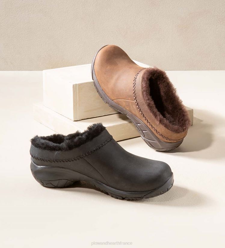 Plow & Hearth saisonniers et cadeaux merrell encore ice 4 chaussures à enfiler en cuir - noir - taille 11 0BNZ3037