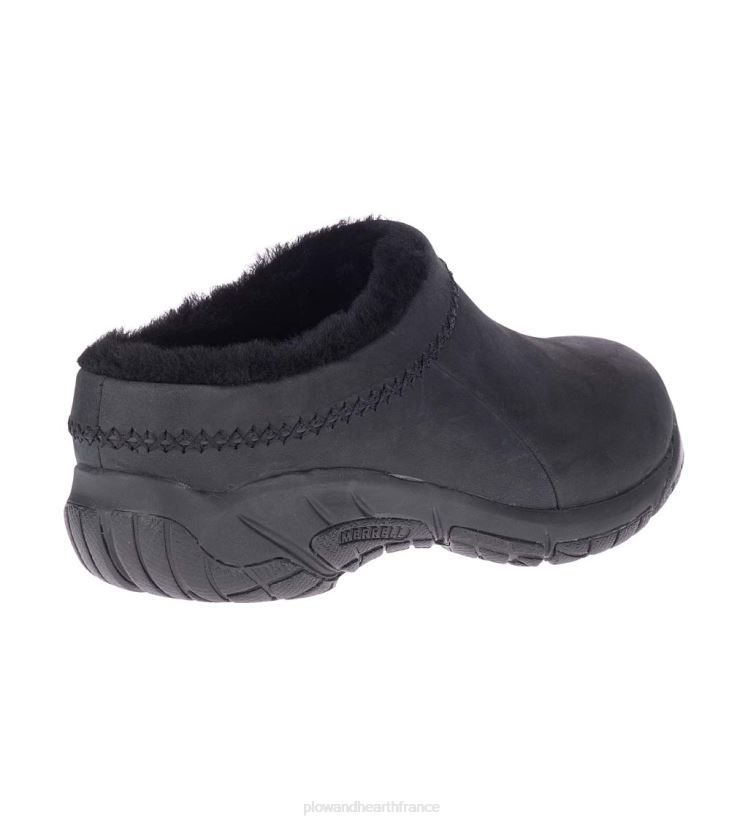 Plow & Hearth saisonniers et cadeaux merrell encore ice 4 chaussures à enfiler en cuir - noir - taille 11 0BNZ3037