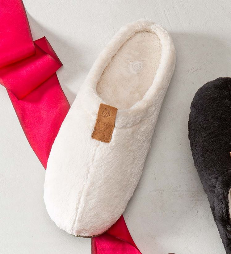 Plow & Hearth saisonniers et cadeaux pantoufles pour femmes acorn spencer spa hoodback - noir - s (5-6) 0BNZ3020