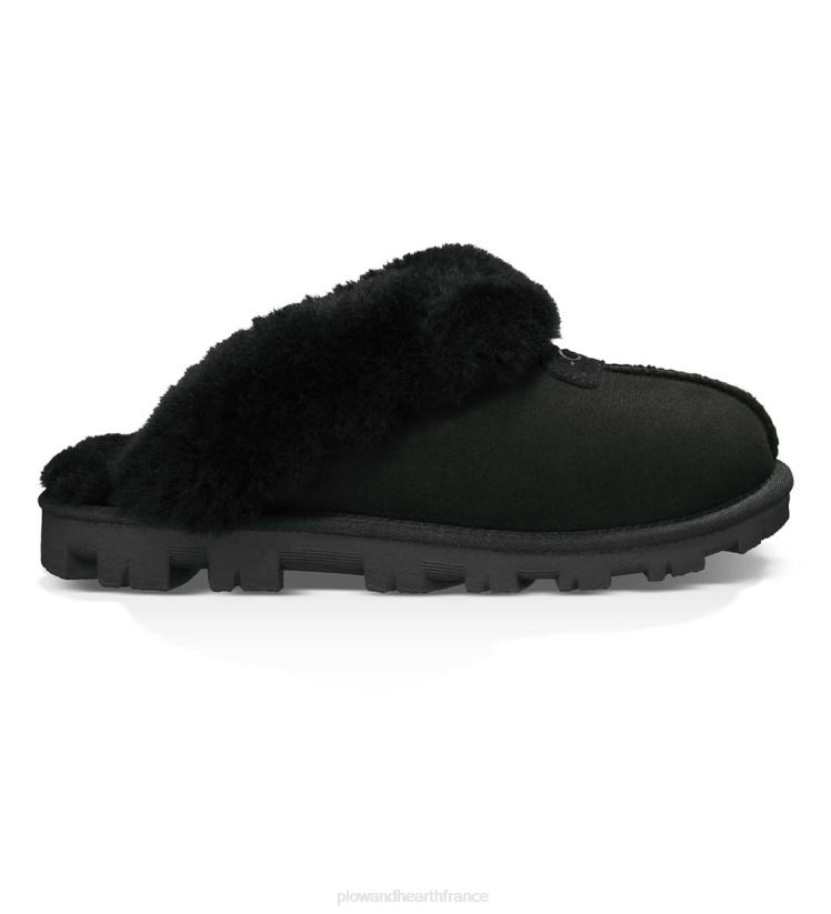 Plow & Hearth saisonniers et cadeaux pantoufles ugg coquette - noir - taille 10 0BNZ3061