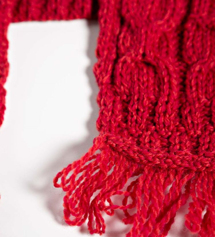 Plow & Hearth saisonniers et cadeaux pull cache-cœur en laine mérinos irlandaise pour femme - rouge 0BNZ3039