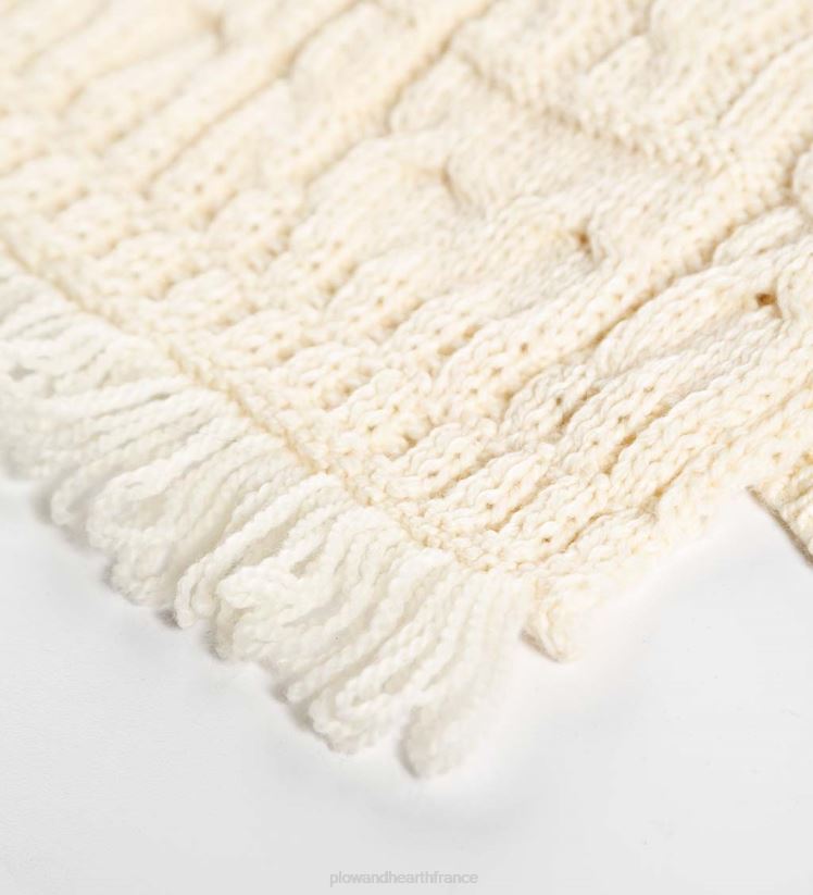 Plow & Hearth saisonniers et cadeaux pull cache-cœur en laine mérinos irlandaise pour femme - rouge 0BNZ3039