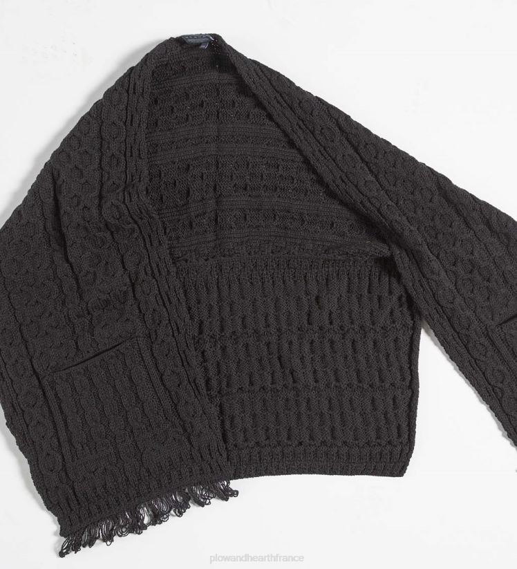 Plow & Hearth saisonniers et cadeaux pull cache-cœur en laine mérinos irlandaise pour femme - rouge 0BNZ3039