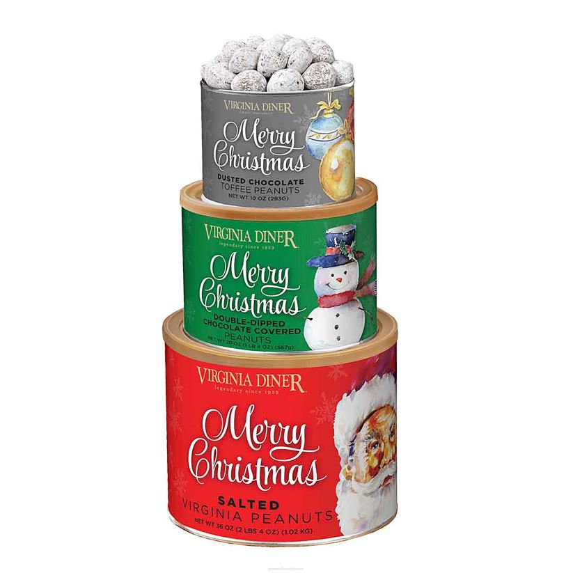 Plow & Hearth saisonniers et cadeaux Tour de cadeaux pour sapin de Noël Virginia Peanuts 0BNZ3032