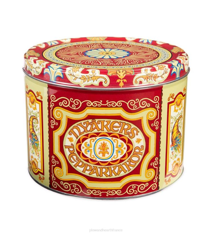 Plow & Hearth saisonniers et cadeaux biscuits suédois au gingembre nyakers dans une boîte cadeau 0BNZ2976