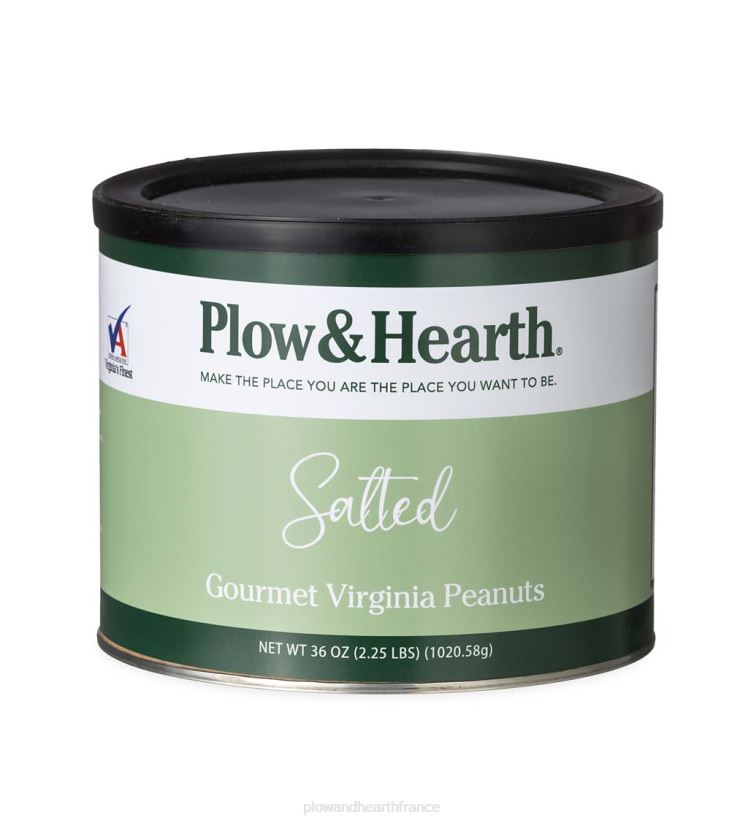 Plow & Hearth saisonniers et cadeaux cacahuètes de Virginie extra grosses, 36 oz. étain - non salé 0BNZ2978