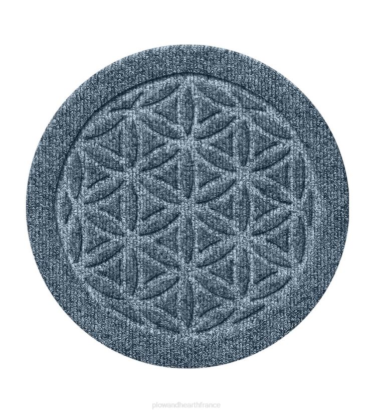 Plow & Hearth tapis et nattes Dessous de plat pour plantes fleur de vie waterhog 12