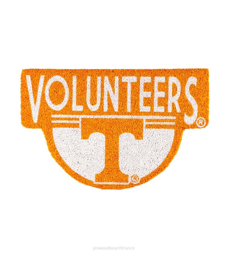 Plow & Hearth tapis et nattes Paillasson en fibre de coco en forme d'équipe ncaa - Tigres auburn 0BNZ1496