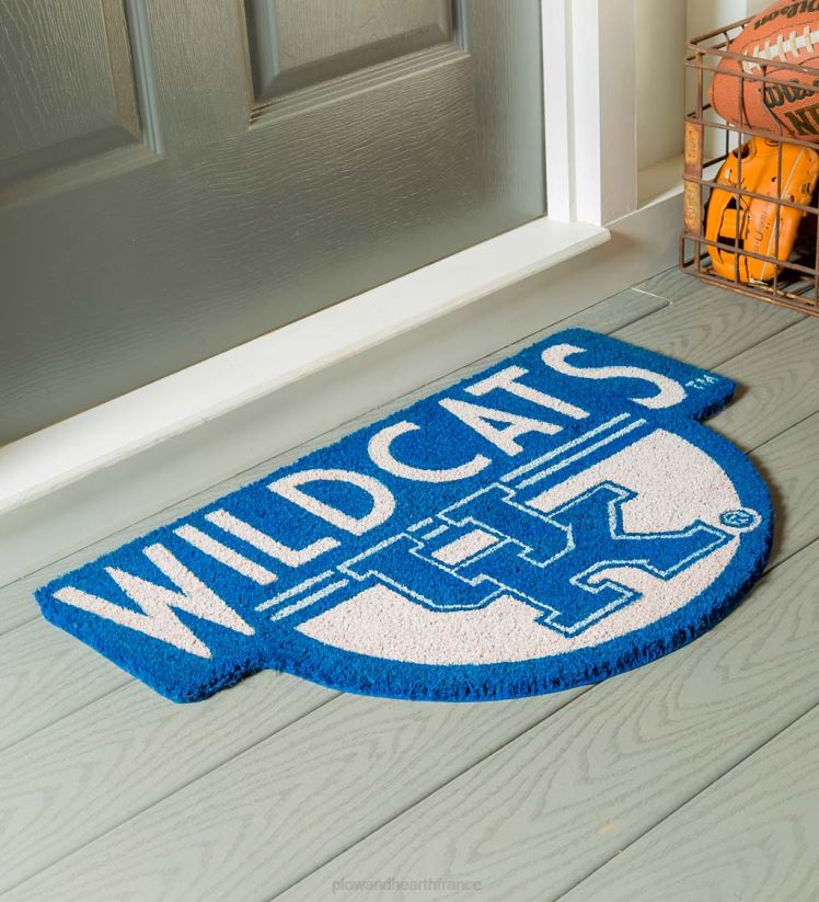 Plow & Hearth tapis et nattes Paillasson en fibre de coco en forme d'équipe ncaa - Tigres auburn 0BNZ1496