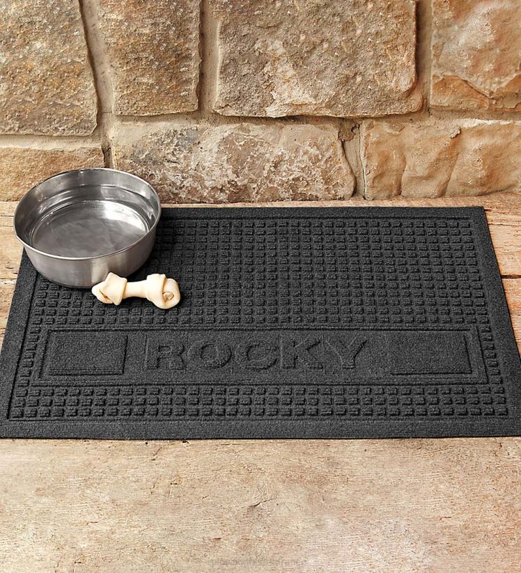 Plow & Hearth tapis et nattes Paillasson personnalisé pour animaux de compagnie carrés de waterhog 0BNZ1299