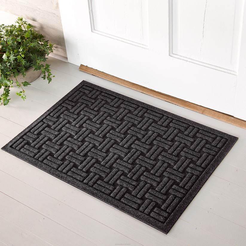 Plow & Hearth tapis et nattes Paillasson tressé en panier Waterhog, 20