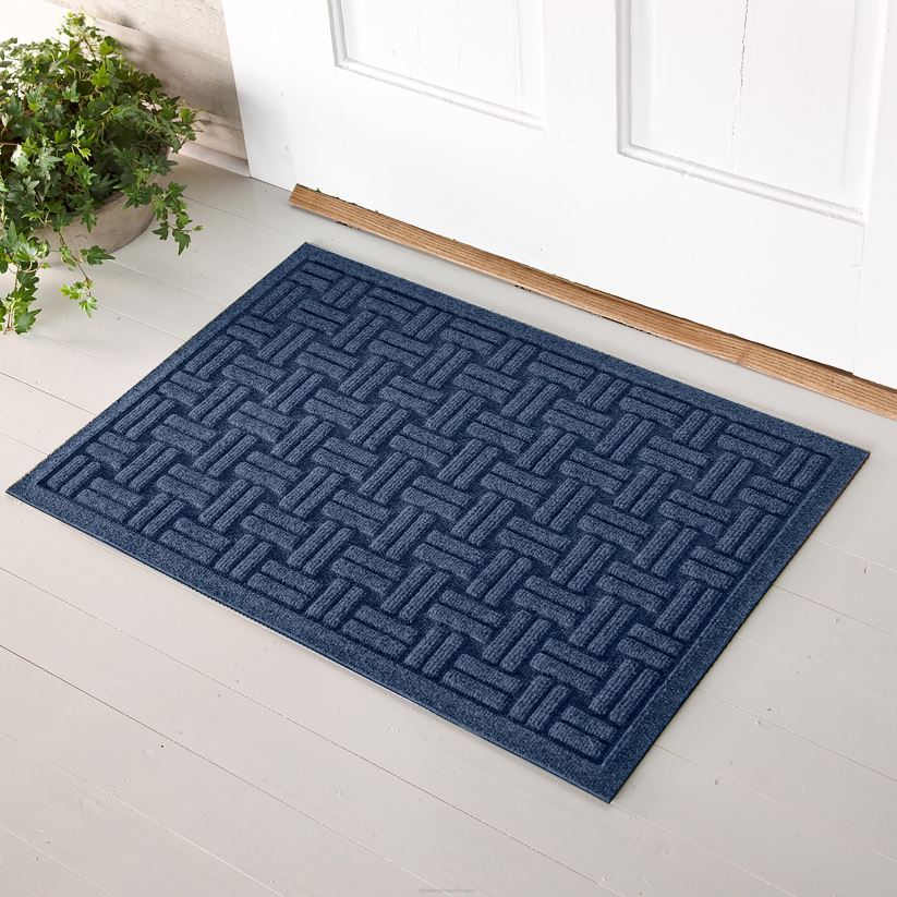 Plow & Hearth tapis et nattes Paillasson tressé en panier Waterhog, 20
