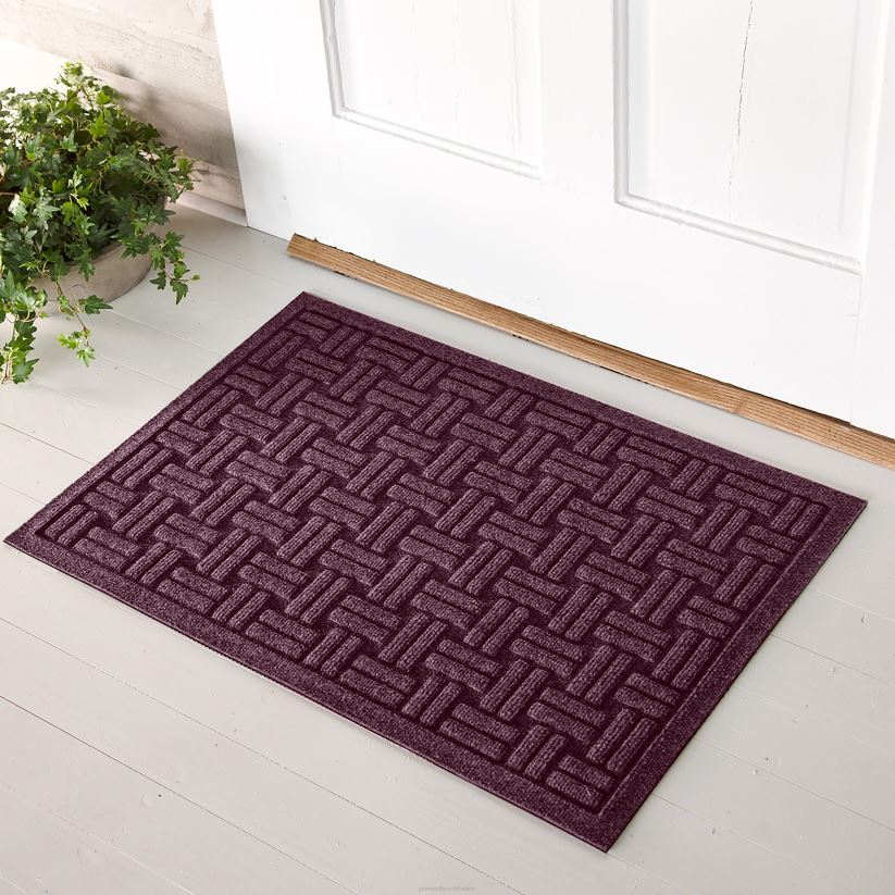 Plow & Hearth tapis et nattes Paillasson tressé en panier Waterhog, 20