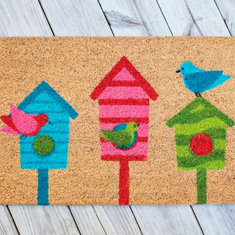 Plow & Hearth tapis et nattes Tapis de coco trio pour nichoir à oiseaux 0BNZ1939