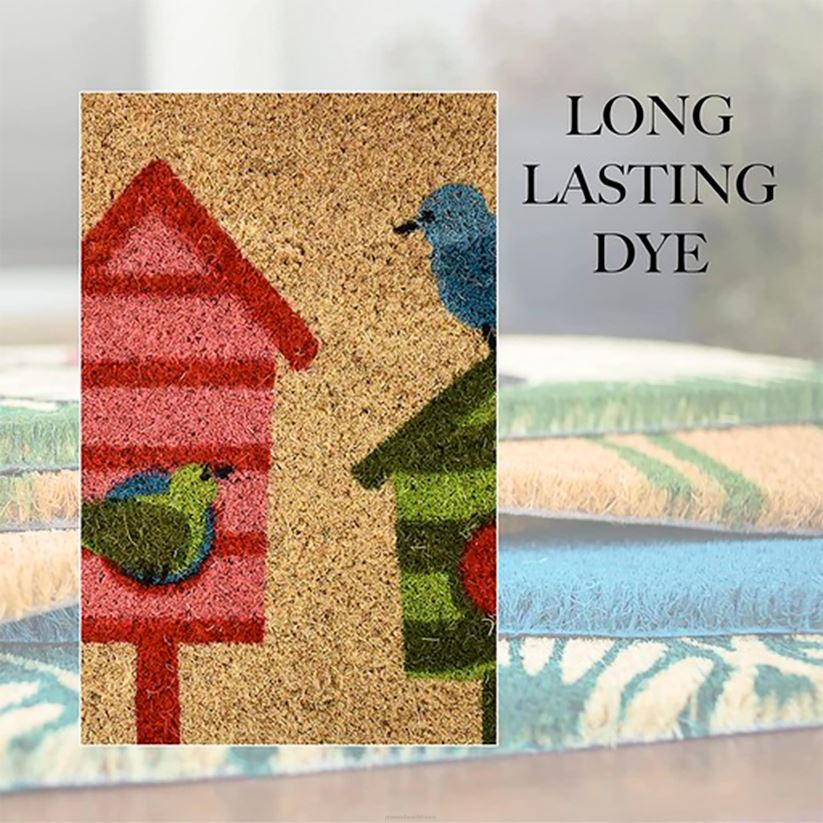 Plow & Hearth tapis et nattes Tapis de coco trio pour nichoir à oiseaux 0BNZ1939