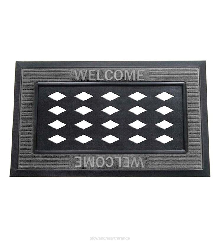 Plow & Hearth tapis et nattes bienvenue sassafras switch mat plateau 0BNZ1940