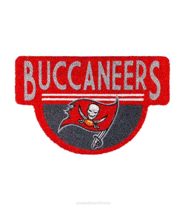 Plow & Hearth tapis et nattes paillasson en fibre de coco en forme de nfl - boucaniers 0BNZ1589