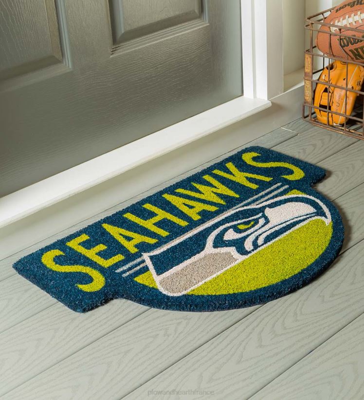 Plow & Hearth tapis et nattes paillasson en fibre de coco en forme de nfl - boucaniers 0BNZ1589