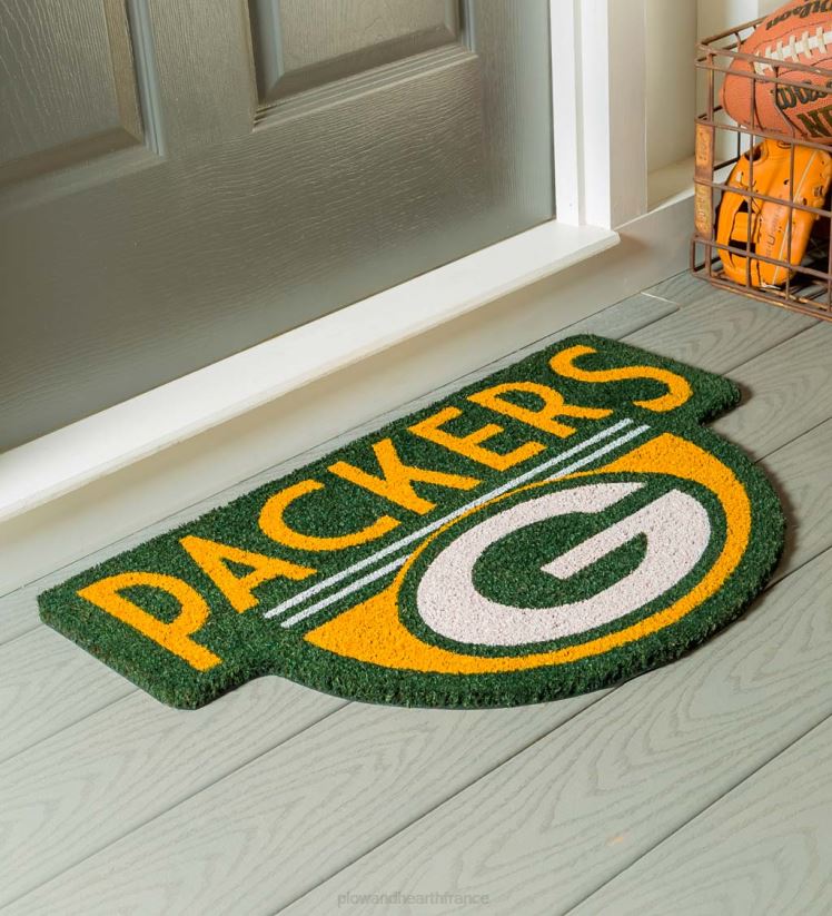 Plow & Hearth tapis et nattes paillasson en fibre de coco en forme de nfl - boucaniers 0BNZ1589
