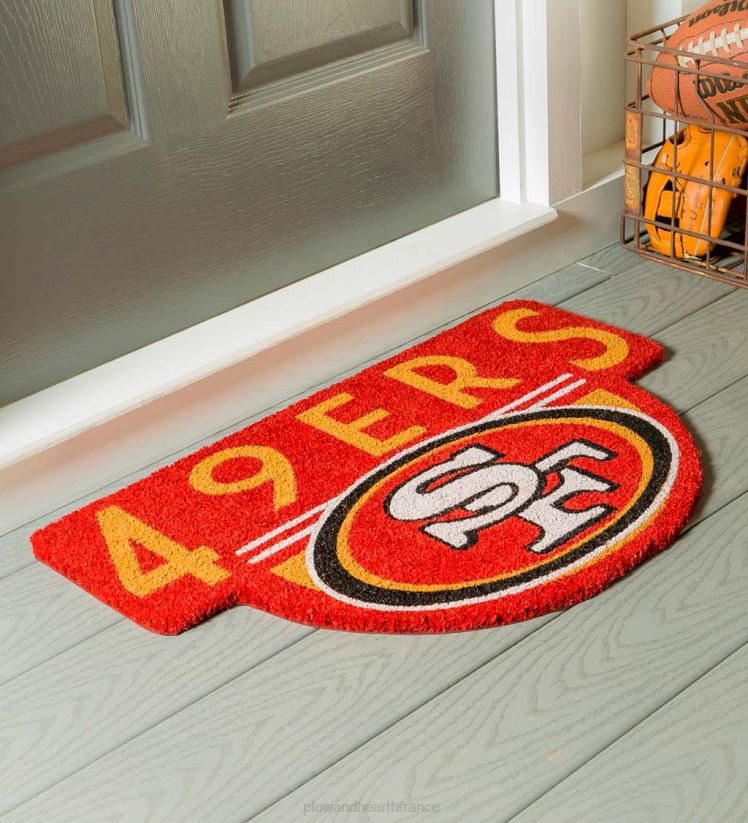 Plow & Hearth tapis et nattes paillasson en fibre de coco en forme de nfl - boucaniers 0BNZ1589