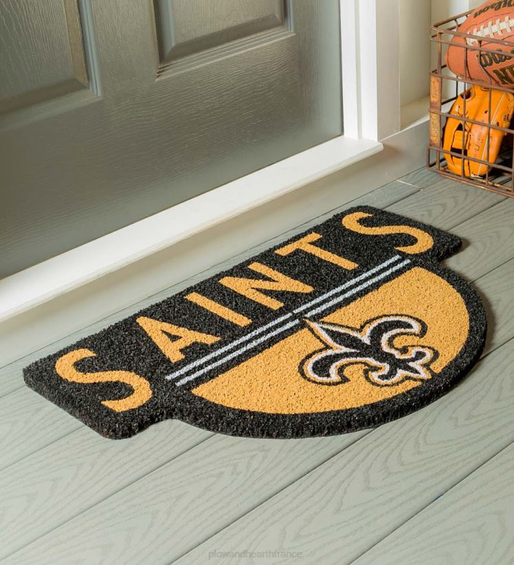 Plow & Hearth tapis et nattes paillasson en fibre de coco en forme de nfl - boucaniers 0BNZ1589