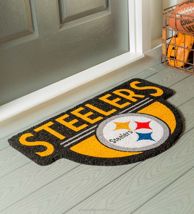 Plow & Hearth tapis et nattes paillasson en fibre de coco en forme de nfl - boucaniers 0BNZ1589