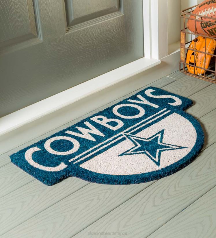 Plow & Hearth tapis et nattes paillasson en fibre de coco en forme de nfl - boucaniers 0BNZ1589