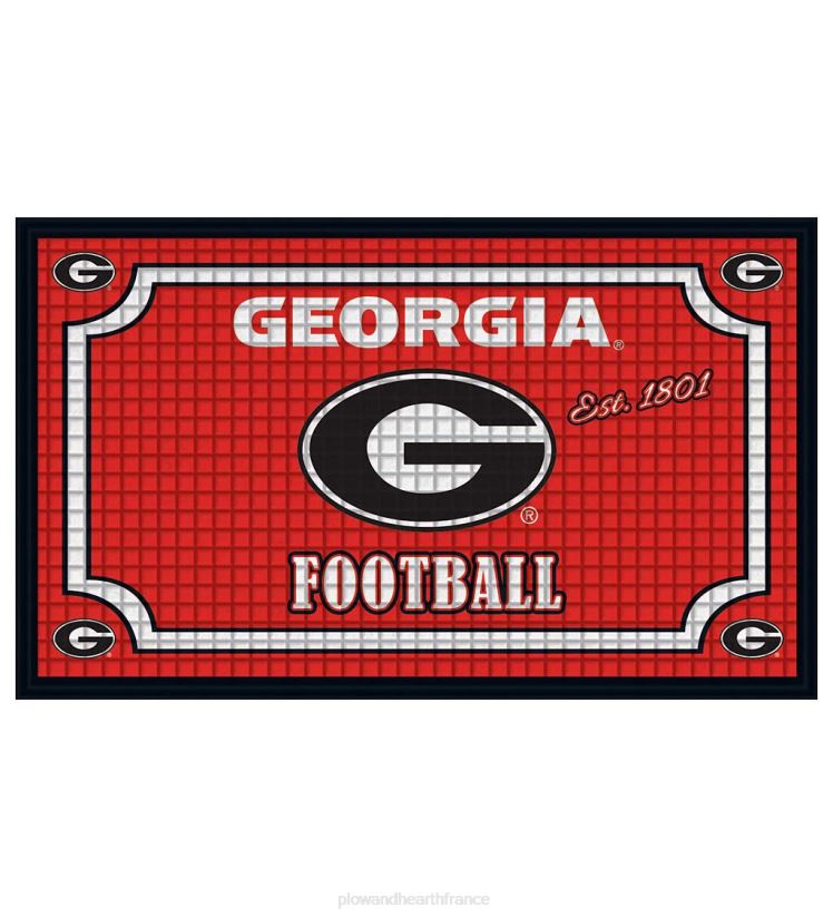 Plow & Hearth tapis et nattes paillasson en relief de fierté d'équipe universitaire intérieure/extérieure - lsu 0BNZ1434