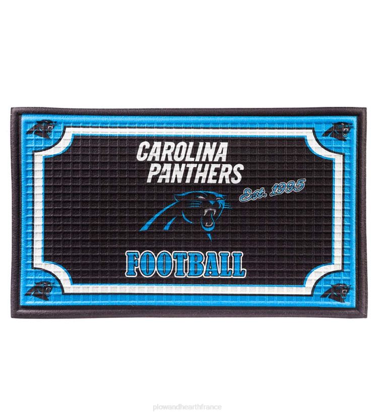 Plow & Hearth tapis et nattes paillasson en relief intérieur/extérieur NFL Team Pride - Panthers de la Caroline 0BNZ1292