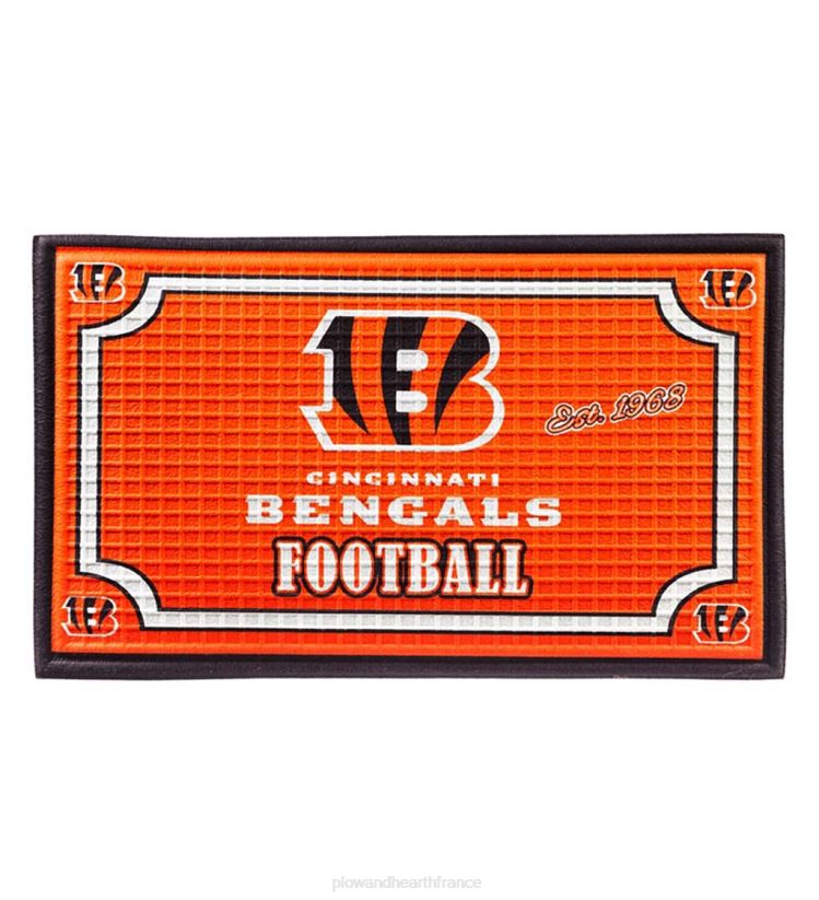 Plow & Hearth tapis et nattes paillasson en relief intérieur/extérieur NFL Team Pride - Panthers de la Caroline 0BNZ1292