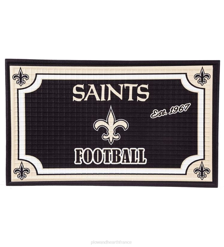 Plow & Hearth tapis et nattes paillasson en relief intérieur/extérieur NFL Team Pride - Panthers de la Caroline 0BNZ1292