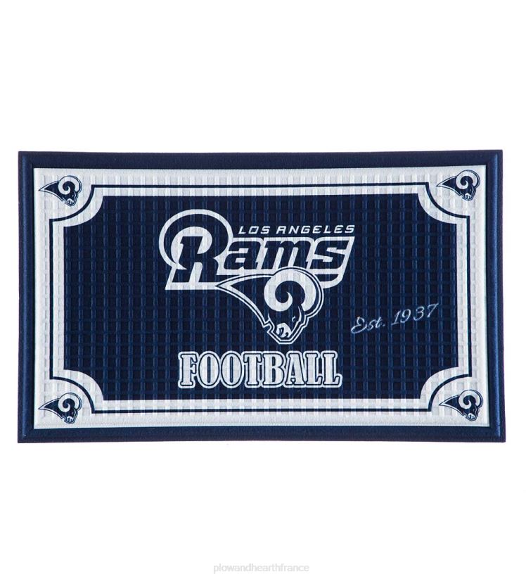 Plow & Hearth tapis et nattes paillasson en relief intérieur/extérieur NFL Team Pride - Panthers de la Caroline 0BNZ1292