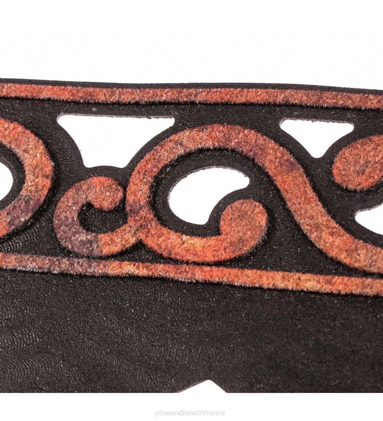 Plow & Hearth tapis et nattes plateau de tapis de sassafras à parchemins panachés 0BNZ1558