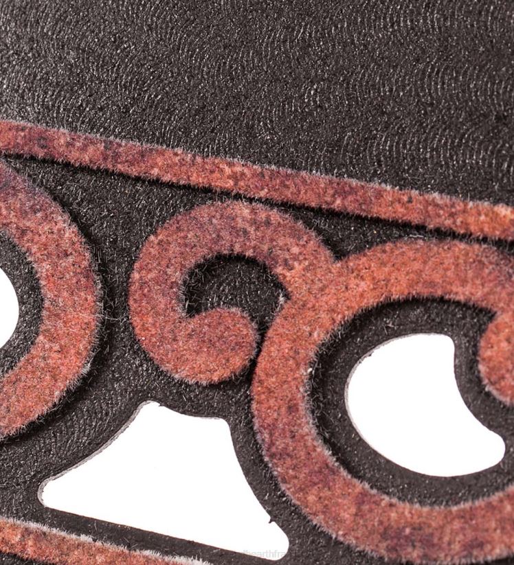 Plow & Hearth tapis et nattes plateau de tapis de sassafras à parchemins panachés 0BNZ1558