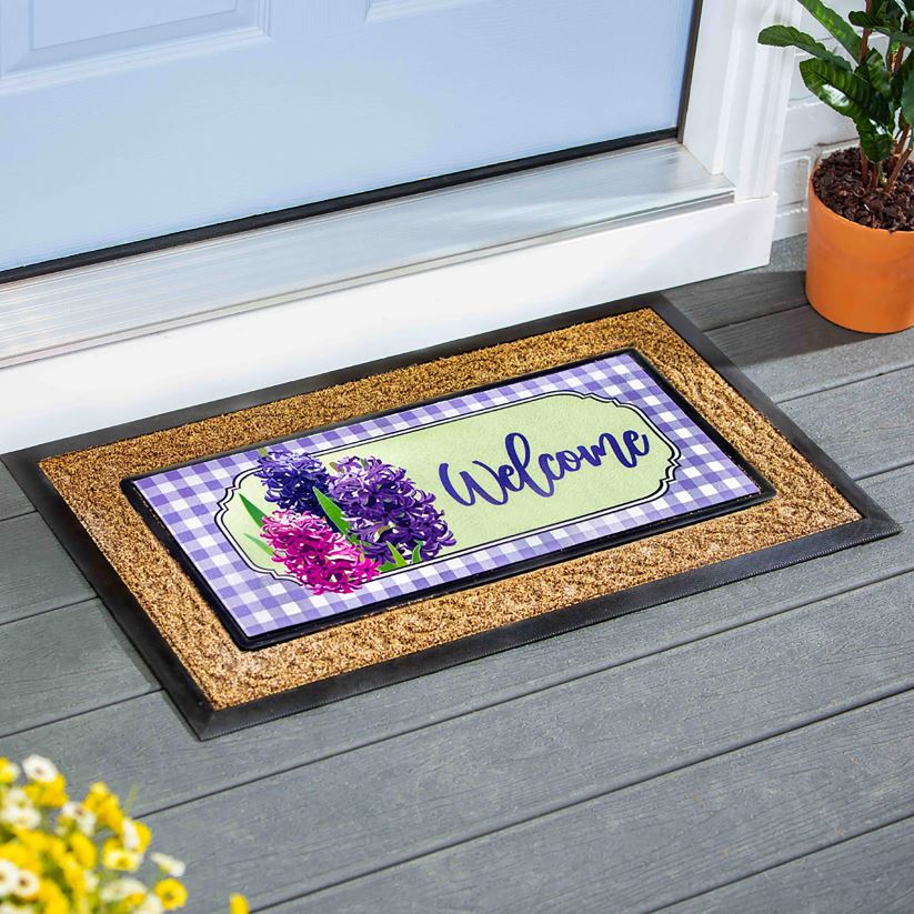 Plow & Hearth tapis et nattes printemps jacinthes sassafras interrupteur tapis 0BNZ1943