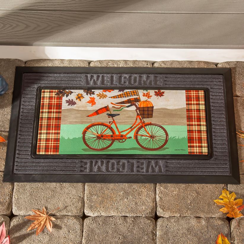 Plow & Hearth tapis et nattes tapis d'interrupteur sassafras pour vélo d'automne 0BNZ1960