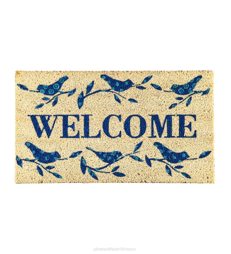 Plow & Hearth tapis et nattes tapis de coco oiseaux de bienvenue 0BNZ1941