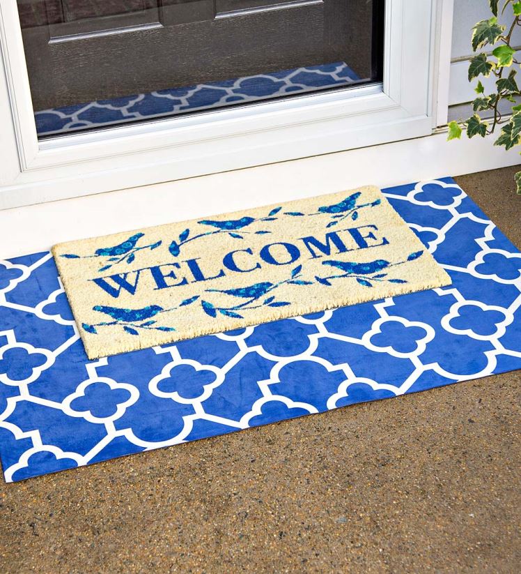 Plow & Hearth tapis et nattes tapis de coco oiseaux de bienvenue 0BNZ1941