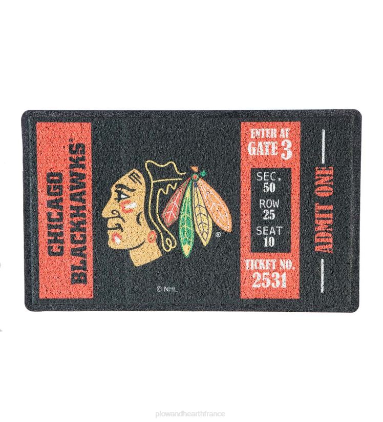 Plow & Hearth tapis et nattes tapis de gazon d'équipe - blackhawks 0BNZ1567