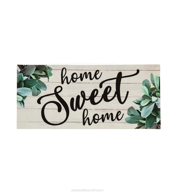 Plow & Hearth tapis et nattes tapis interrupteur home sweet home eucalyptus sassafras 0BNZ1950